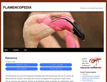 Tablet Screenshot of flamencopedia.com